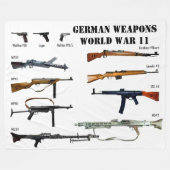 DEUTSCHE WAFFEN WW11 (2) FLEECEDECKE (Vorderseite (Horizontal))