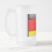 Deutsche Wappen Mattglas Bierglas (Links)