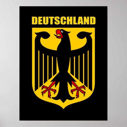 Deutsche Wappen Poster (Vorne)