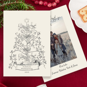 Deutsche Weihnachten   Fröhliche Weihnachten Foto