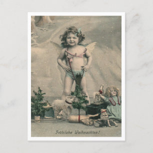 Deutsche Weihnachten Vintage 1907 Froliche Weihnac Postkarte