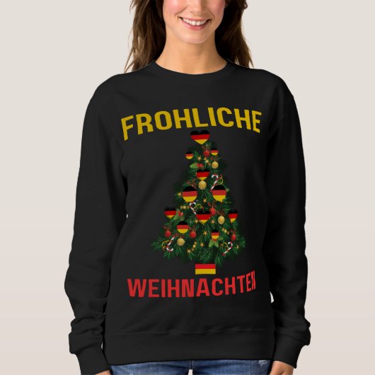Deutsche Weihnachtsfeiertage aus Deutschland Mutte Sweatshirt (Vorderseite)