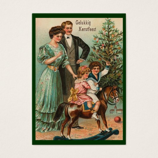 Deutsche Weihnachtsgeschenke Tags (Vorderseite)