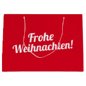 Deutsche Weihnachtsgeschenktasche Große Geschenktüte (Vorderseite)
