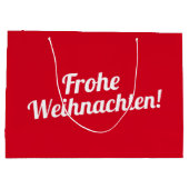 Deutsche Weihnachtsgeschenktasche Große Geschenktüte (Rückseite)