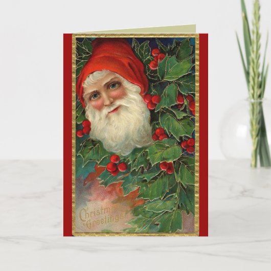 Deutsche Weihnachtskarte Feiertagskarte (Vorderseite)