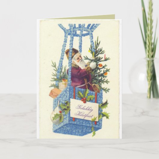 Deutsche Weihnachtskarte Feiertagskarte (Vorderseite)