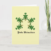 Deutsche Weihnachtskarte Karte (Vorderseite)