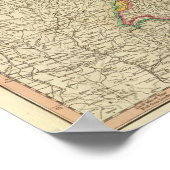 Deutsche Weltreligion Atlas Karte Poster (Ecke)