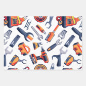 Deutsche Werkzeuge, schwere Umhüllung Geschenkpapier Set (Vorderseite 3)