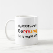 deutsche Wurzeln Kaffeetasse (Links)