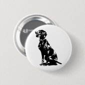 Deutsche Zeiger-Silhouette Button (Vorne & Hinten)