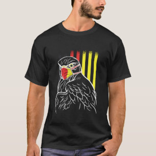 Deutscher Adler Bird Deutschland Maskenmagazin T-Shirt