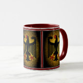Deutscher Adler der deutschen Flagge, Deutschland Tasse (VorderseiteRechts)