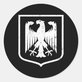 Deutscher Adler - Deutschland Wappen Runder Aufkleber
