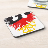Deutscher Adler Getränkeuntersetzer (Linke Seite)