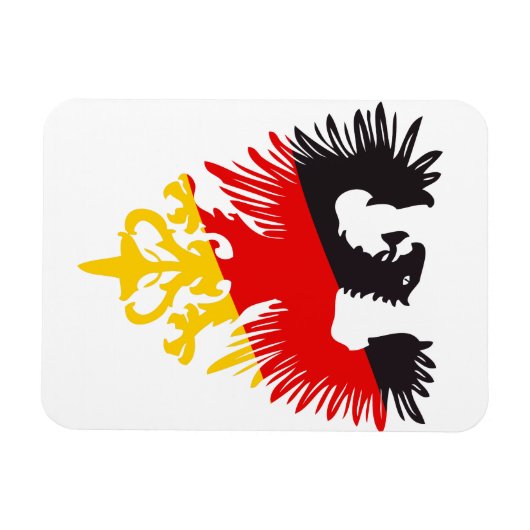 Deutscher Adler Magnet (Horizontal)