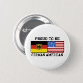 Deutscher Amerikaner Button (Vorne & Hinten)
