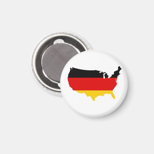 Deutscher Amerikaner Magnet (Vorderseite/Rückseite)