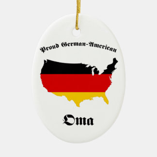 Deutscher Amerikaner Oma - Oma - Großmutter Keramikornament