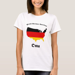 Deutscher Amerikaner Oma - Oma - Großmutter T-Shirt