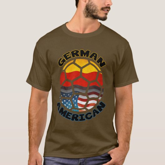 Deutscher amerikanischer Fußball-T - Shirt (Vorderseite)
