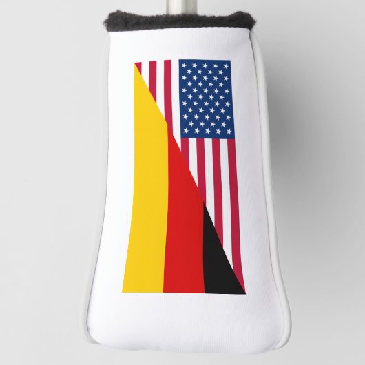 Deutscher amerikanischer Prix - Deutschland Flagge Golf Headcover (Rotieren 90)