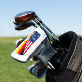 Deutscher amerikanischer Prix - Deutschland Flagge Golf Headcover (In Situ)