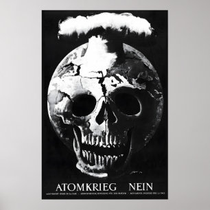 Deutscher Atomkrieg - Kein Politisches Poster Frie