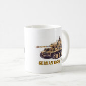 DEUTSCHER BEHÄLTER DES TIGER-1 KAFFEETASSE (VorderseiteRechts)