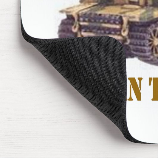 DEUTSCHER BEHÄLTER DES TIGER-1 MOUSEPAD (Ecke)