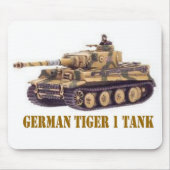 DEUTSCHER BEHÄLTER DES TIGER-1 MOUSEPAD (Vorne)