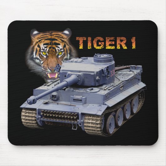 Deutscher Behälter des Tiger-1 Mousepad (Vorne)