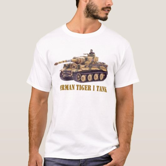 DEUTSCHER BEHÄLTER DES TIGER-1 T-Shirt (Vorderseite)
