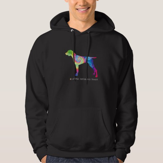 Deutscher Besitzer eines kurzhaarigen Pointer Pupp Hoodie (Vorderseite)