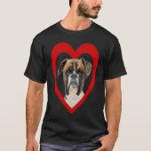 Deutscher Boxer Dog Heart Boxer German Boxer T-Shirt (Vorderseite)
