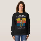 Deutscher Boxer Dog Vintag 2 Sweatshirt (Vorne ganz)