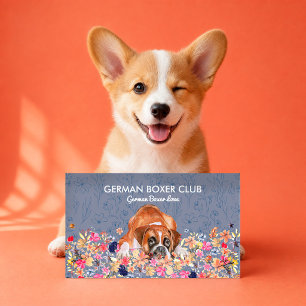 Deutscher Boxerhund Visitenkarte
