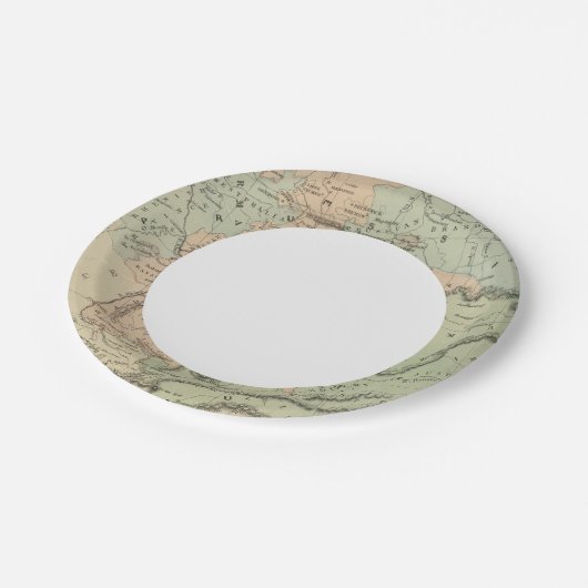 Deutscher Bund Pappteller (Schrägansicht)