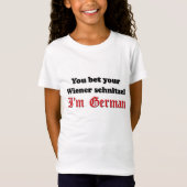 Deutscher Dackel Schnitzel T-Shirt (Vorderseite)