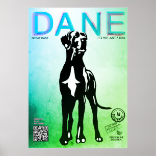 Deutscher Dogge Welpen Verkaufsposter Poster