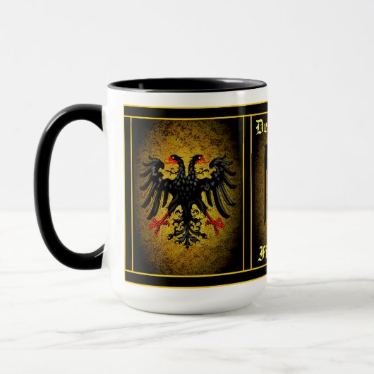 Deutscher Doppeladler/Deutschland-Pelz Tasse (Links)