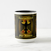 Deutscher Doppeladler/Deutschland-Pelz Tasse (Zentrum)