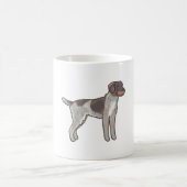 Deutscher Drahthaar Hund � Süße Tier Kunst Kaffeetasse (Mittel)
