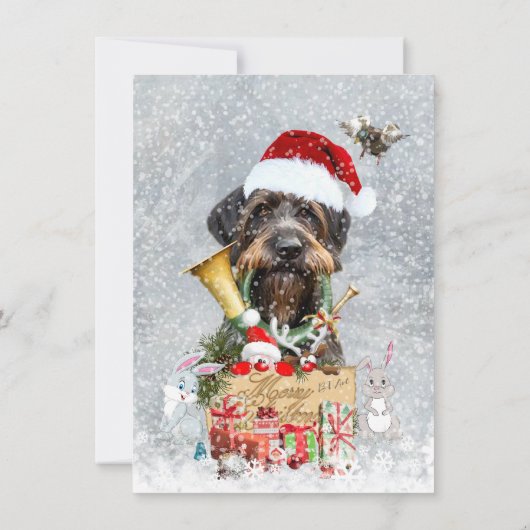 Deutscher Drahthaar Pointer, Jagdkarte Karte (Rückseite)