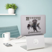 Deutscher Drahthaar Pointer Sticker (Laptop auf Schreibtisch)