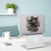Deutscher Drahthaar Pointer Sticker (Laptop auf Schreibtisch)