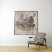 Deutscher Drahthaar Pointer Tapestry Wandteppich (Beispiel)