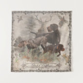 Deutscher Drahthaar Pointer Tapestry Wandteppich (Vorderseite)
