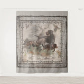 Deutscher Drahthaar Pointer Tapestry Wandteppich (Vorderseite)